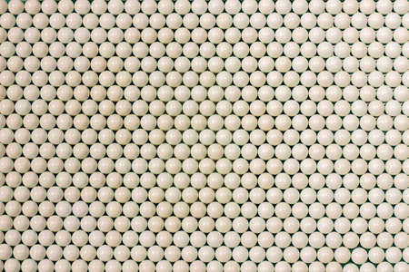 Sort white beadsの写真素材