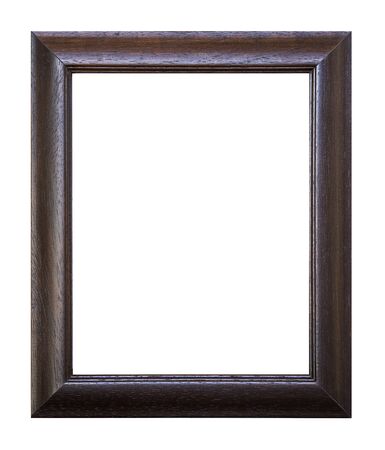 Frames are made of wood. The color is dark oak split with a white background.の写真素材
