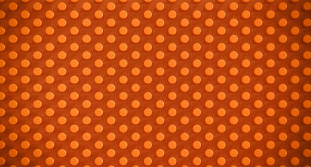 Orange polka dot fabric texture. Abstract background and texture for design. 3d rendering, 3d...