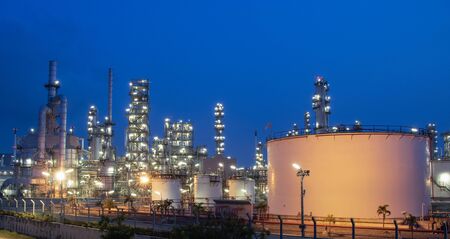 Oil and Gas Industrial zone,The equipment of oil refining,Close-up of industrial pipelines of an...