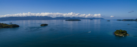 Blue sea and wonderful landscapes, Angra dos Reis, Rio de Janeiro state Brazil South Americaの写真素材