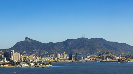 Beautiful cities. Interesting tourist landscapes. Wonderful cities. World wonders. Rio de Janeiro Brazil South Americaの写真素材