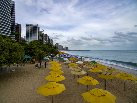 Cities of beaches in the world. City of Fortaleza, state of Ceara Brazil South America. Travel theme. Places to visit and remember.の写真素材