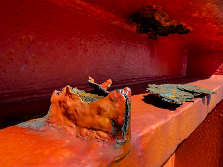 Abstract rusty metal surface.