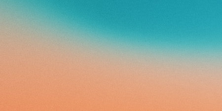 A gradual blend of soft pastel gradient from warm coral to cool seafoam green