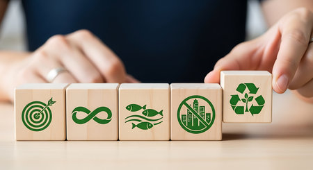 Sustainable development responsible consumption eco-friendly choices cleaner futureの素材