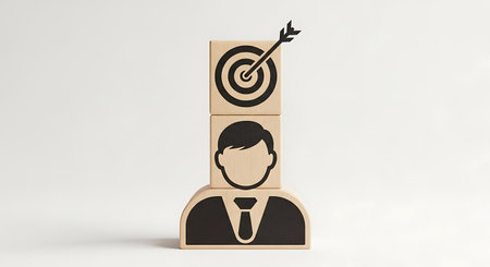 Achievement target focus business target success plan achievement.の素材