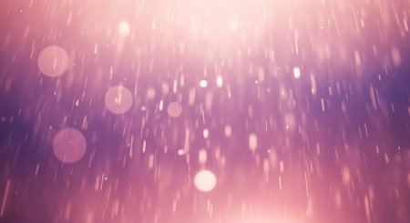 Pink rain bokeh effect abstract background calm sereneの素材