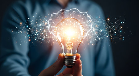 Idea generation. Creative thinking. Problem solving solution.の素材