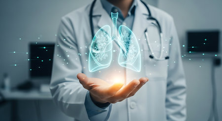 Respiratory health Medical technology Pulmonology Healthcare innovationの素材