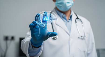 Doctor AI brain artificial intelligence medicine healthcareの素材