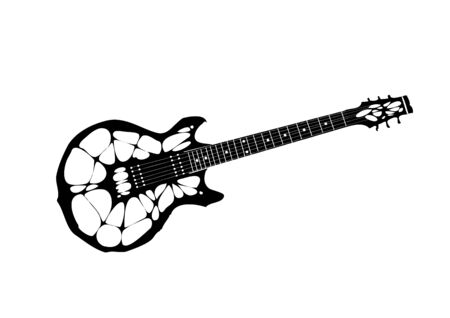 spider electric guitarのイラスト素材