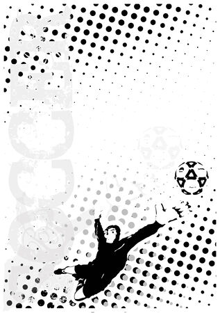 soccer dots poster background 6のイラスト素材
