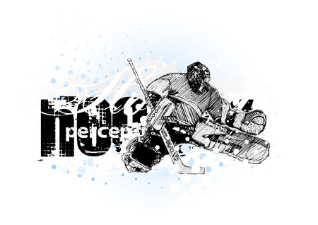 ice hockey 3のイラスト素材