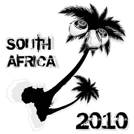 south africa 2010 palmsのイラスト素材