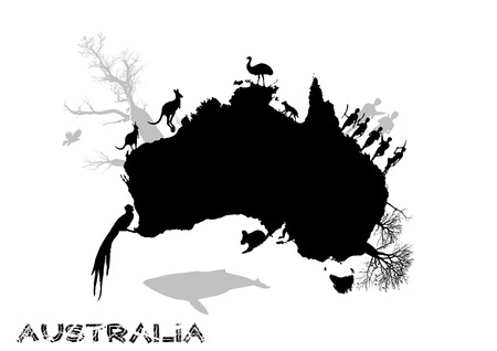 funny australiaのイラスト素材