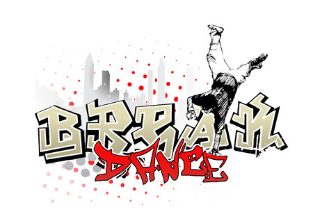 break dancer 3のイラスト素材