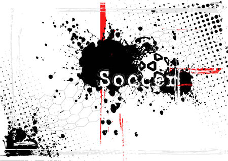 soccer backgroundのイラスト素材