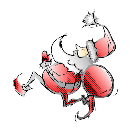 Santa Claus illustrationのイラスト素材