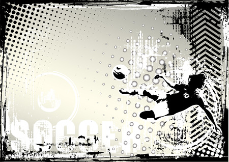 soccer poster backgroundのイラスト素材