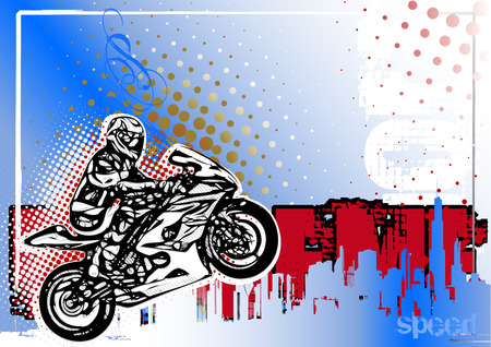 moto GP poster backgroundのイラスト素材