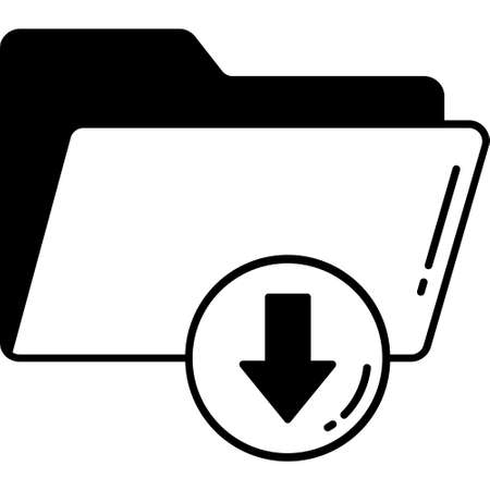 Content saving Vector icon which can easily modify or editのイラスト素材