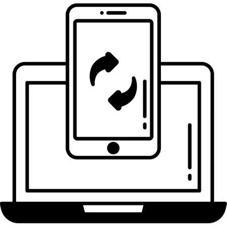 Application status Glyph Black color Vector icon which can easily modify or editのイラスト素材