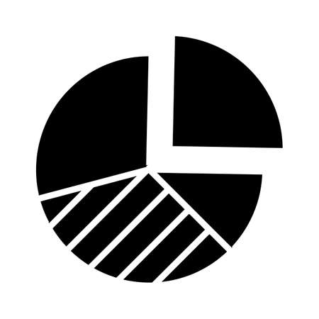 Pie chart, pie graph, graph, report fully editable vector iconsのイラスト素材