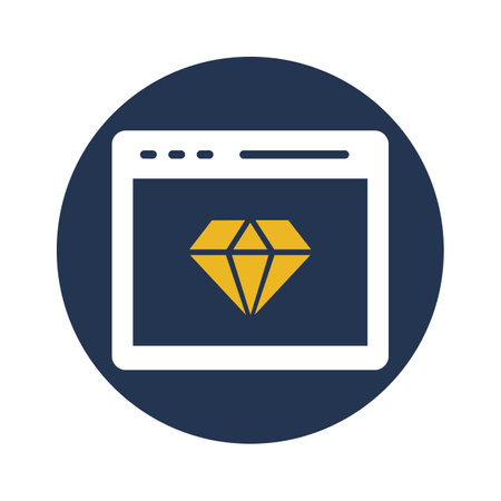 Website reputation Vector iconsのイラスト素材