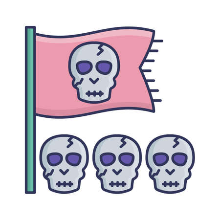 Halloween Party fill inside vector icon which can easily modify or editのイラスト素材