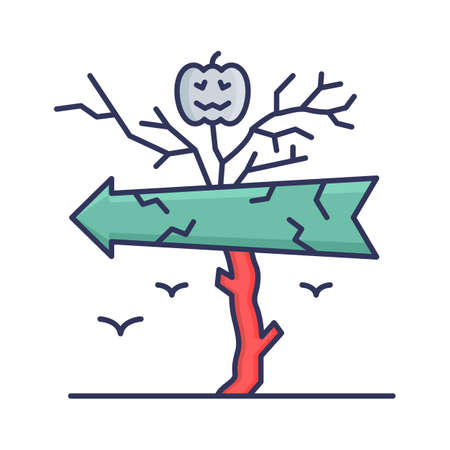 Direction arrow fill inside vector icon which can easily modify or editのイラスト素材