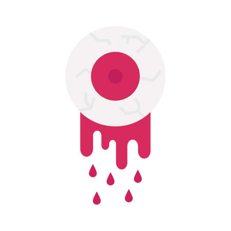 Scary eye flat vector icon which can easily modify or editのイラスト素材