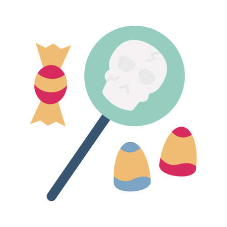 Confectionary items flat vector icon which can easily modify or editのイラスト素材