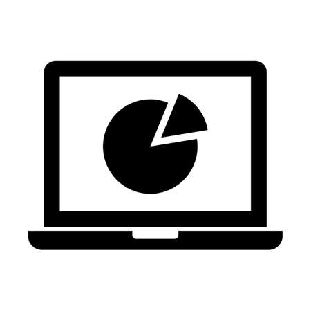 Laptop   Glyph Style vector icon which can easily modify or editのイラスト素材
