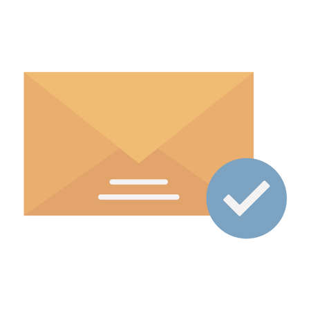 Tick flat vector icon which can easily modify or editのイラスト素材