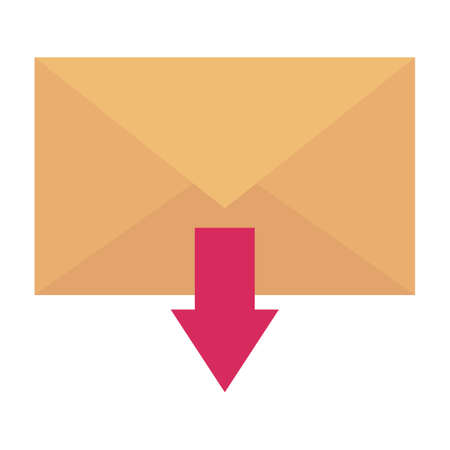 Envelope flat vector icon which can easily modify or editのイラスト素材