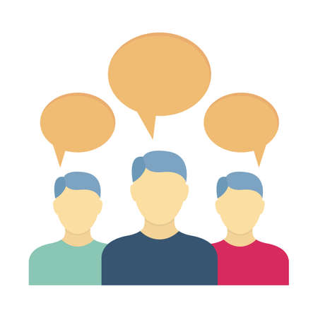 Crowd flat vector icon which can easily modify or edit