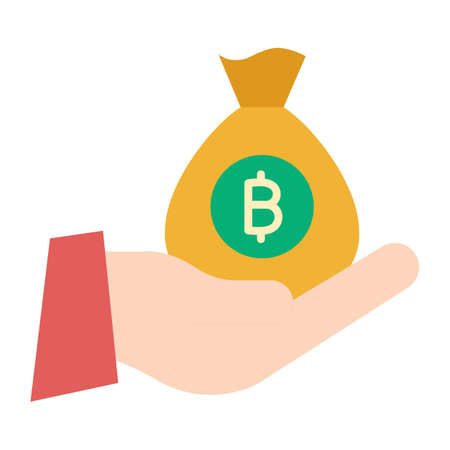 Bitcoin cash, bitcoin cash payment, bitcoin payment, blockchain transactions fully editable vector iconsのイラスト素材