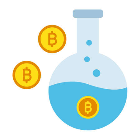 Applied bitcoin psychology, bitcoin market research, bitcoin research, bitcoin research analysis fully editable vector iconsのイラスト素材