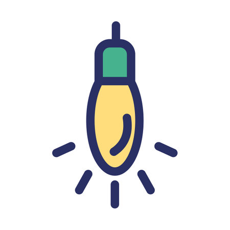 Christmas light Isolated Vector icon that can be easily modified or editedのイラスト素材