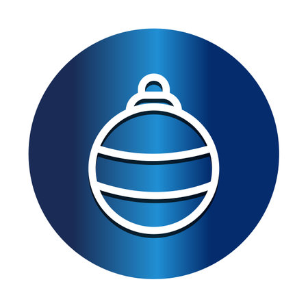 Bauble Isolated Vector icon that can be easily modified or editedのイラスト素材
