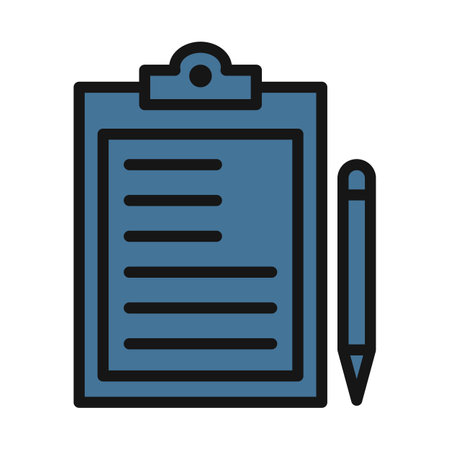 report, graph report line isolated vector icon can be easily modified and editのイラスト素材
