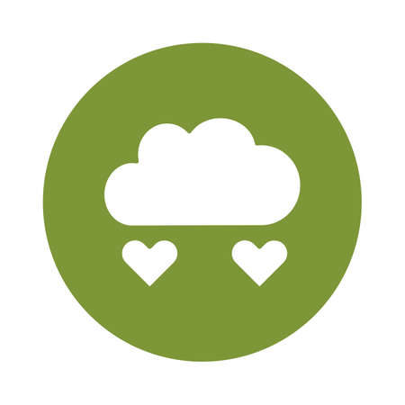 Cloud Isolated Vector icon that can be easily modified or editedのイラスト素材