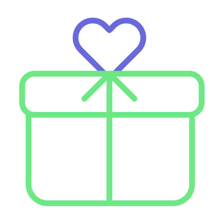 Heart box Isolated Vector icon that can be easily modified or editedのイラスト素材