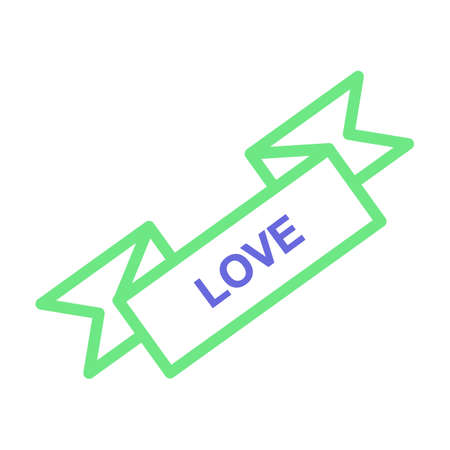 Love coupon Isolated Vector icon that can be easily modified or editedのイラスト素材