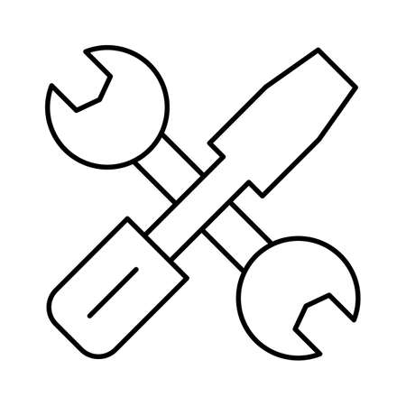 Development tools Isolated Vector icon which can easily modify or editのイラスト素材