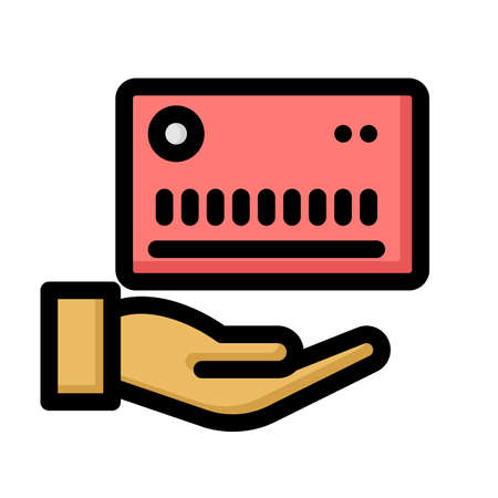 Online banking payment Isolated Vector icon which can easily modify or editのイラスト素材