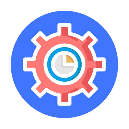 Data analysis Isolated Vector icon which can easily modify or editのイラスト素材