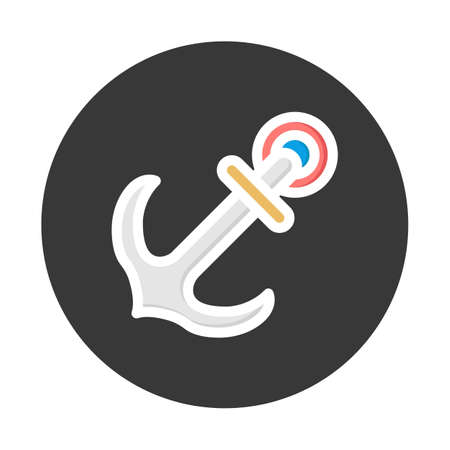 Anchor Isolated Vector icon which can easily modify or editのイラスト素材