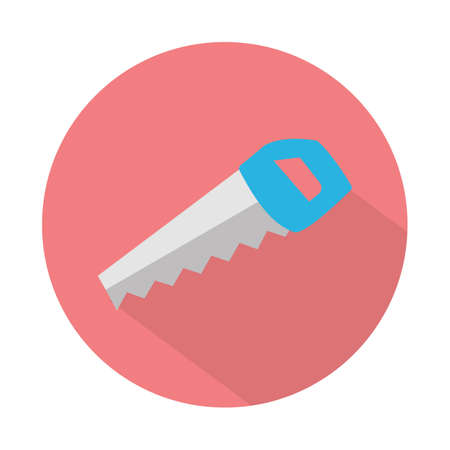 Carpenting saw Color Vector Icon which can easily modify or editのイラスト素材